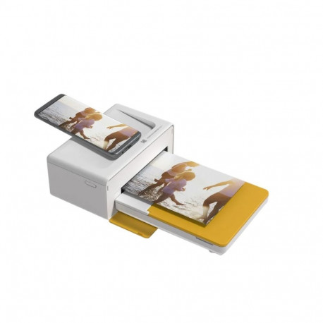 Printer - Kodak Instant Photo Printer D460Y 4x6 Dye-Sublimation Yellow White