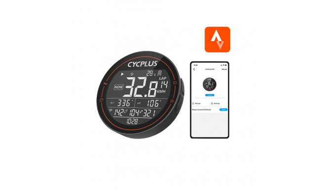 Bicycle Computer - CYCPLUS M2 2.5" Display, 35h Battery, Bluetooth 5.0