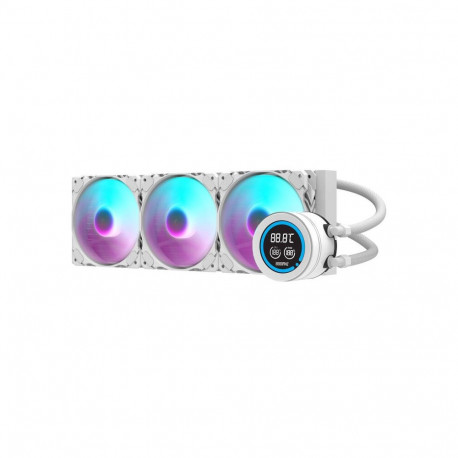 CPU Cooler - darkFlash DN-D360 360mm Water Cooler, Copper Block, ARGB, White