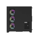Computer Case - darkFlash Darflash FT418 PRO Midi Tower, 7 aRGB Fans, Black
