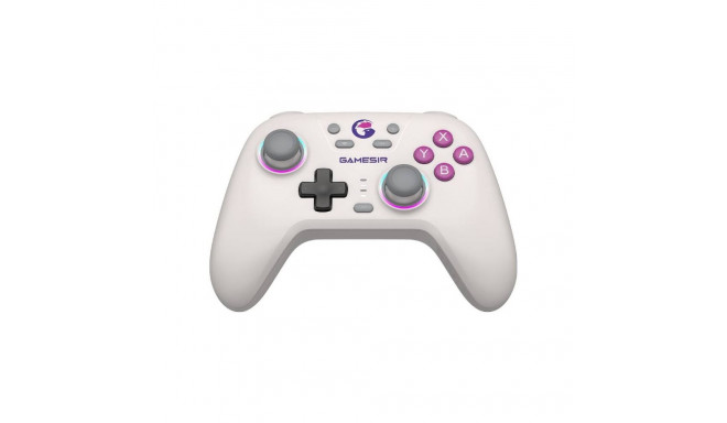 Game Controller - GameSir T4n Wireless Controller for Switch, PC, iOS, Android, RGB White