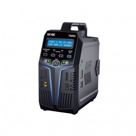 Battery Charger - SkyRC T400Q 4-Channel 100W 12A LCD Display
