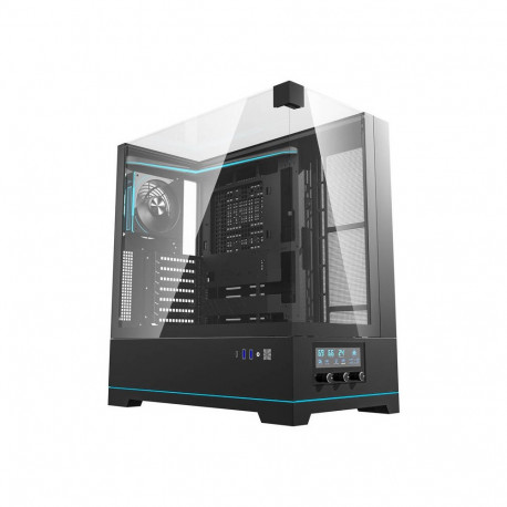 Computer Case - darkFlash DY450 PRO ATX, USB-C, ARGB, Black