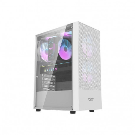 Computer Case - darkFlash A290 Midi Tower ATX/ITX/MTX, 3 ARGB Fans, White
