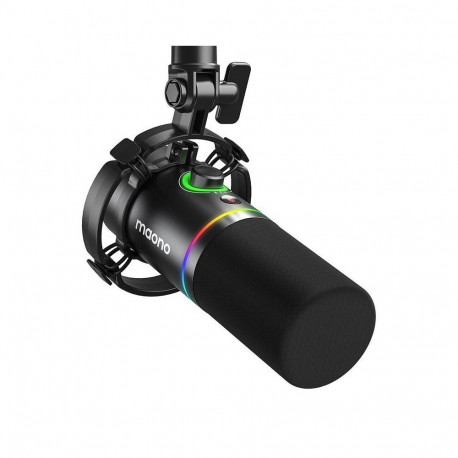 Microphone - Maono PD200x Dynamic USB-XLR with RGB Lighting Black