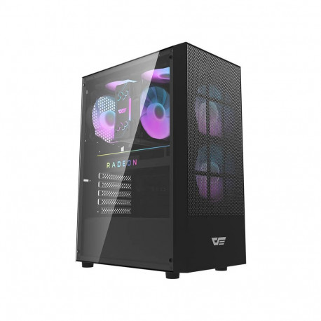 Computer Case - darkFlash A290 Midi Tower ATX ITX Tempered Glass Black