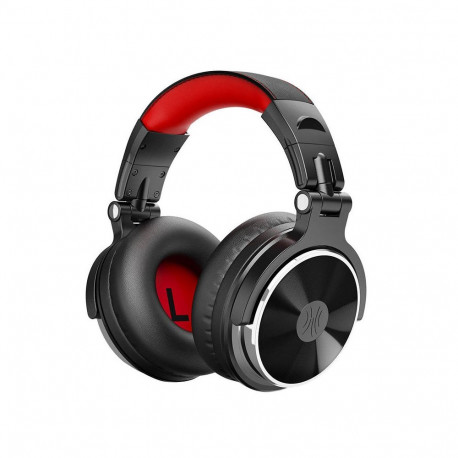 Headphones - OneOdio Pro10 50mm Drivers, 20Hz-20kHz, 3.5mm/6.35mm Red