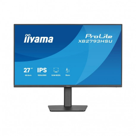Monitor - iiyama ProLite XB2793HSU-B1 27" FHD 120Hz IPS HDMI DisplayPort Black