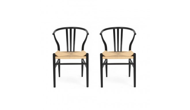 Söögitool NIKOLINE 2tk, must