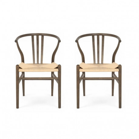 Söögitool NIKOLINE 2tk, suitsutatud tamm