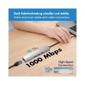USB-jaotur USB3.2 3xUSB-A 1x RJ45 Gigabit Ethernet
