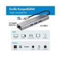 USB-jaotur USB3.2 3xUSB-A 1x RJ45 Gigabit Ethernet