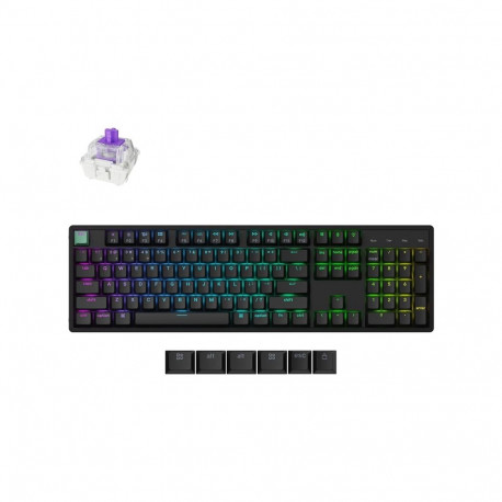 Keychron klaviatuur K10 HE, must