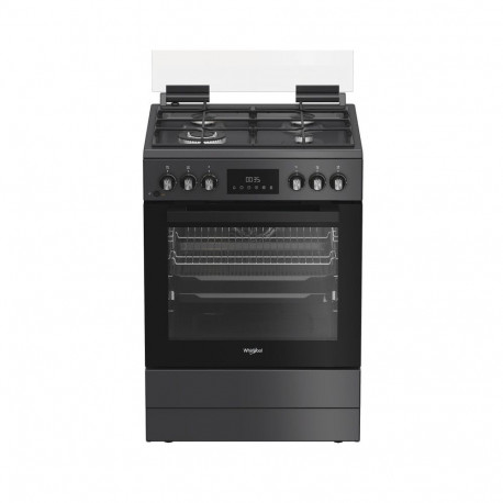 Whirlpool Cooker | W6G8LSSAWTA | Hob type Gas | Oven type Electric | Anthracite | Width 60 cm | Dept