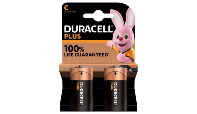 Duracell Plus MN1400 C leelispatarei 2 tk