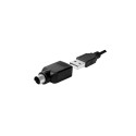 Logilink | Flexible waterproof Keyboard USB + PS/2 | ID0019A | Flexible keyboard | Wired | DE | Blac