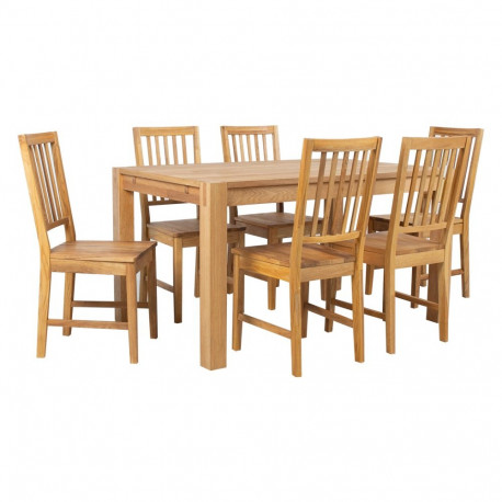 Dining set CHICAGO NEW table 140x90cm and 6 chairs