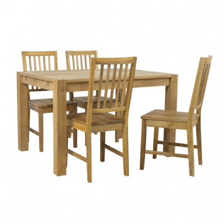 Dining set CHICAGO NEW table 120x90cm and 4 chairs (19954)