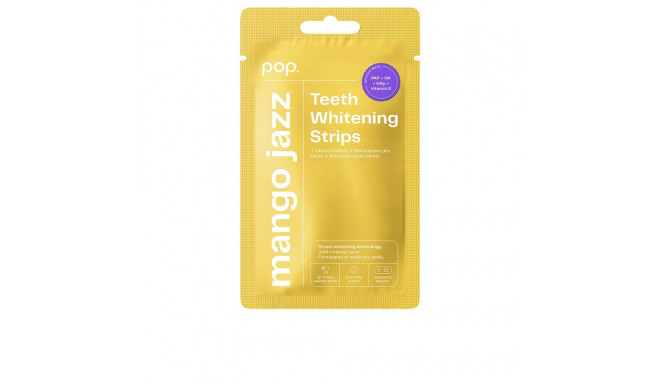 POP. tiras blanqueadoras sabor mango 7 u