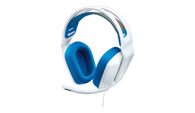 LOGITECH G335 Wired Gaming Headset - WHITE - 3.5 MM
