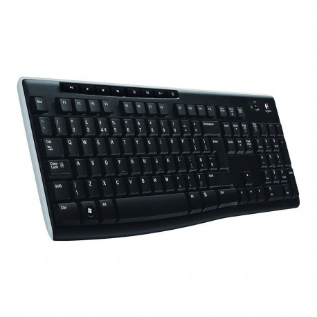 LOGITECH K270 Wireless Keyboard - BLACK - US INT'L - EER