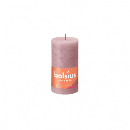 Bolsius Rustiko Shine wax candle Cylinder Rose 1 pc(s)