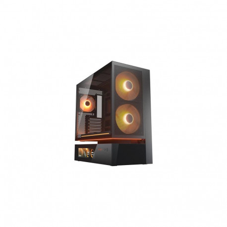 COUGAR Midi Tower Case, CFV235 Vision, ARGB, LCD Display, Mesh, Black