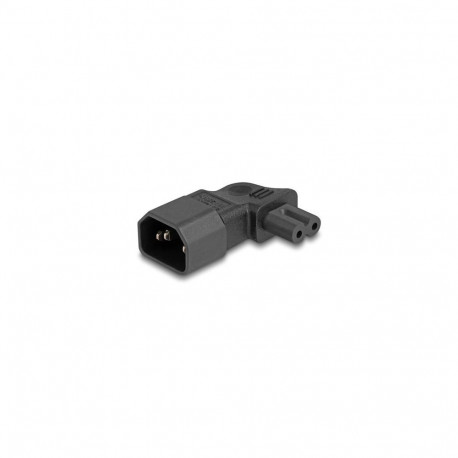 DeLOCK Power Adapter IEC 60320 - C14 to C7, male / female, 2.5 A, 90° angled