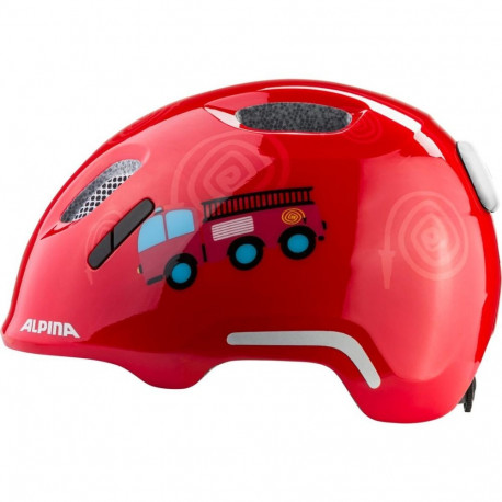 Bike Helmet - ALPINA XIMO 2 FLASH Fire Fighter 49-54 cm LED Gloss