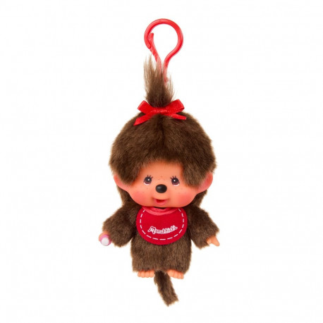 MONCHHICHI võtmehoidja Big Head, Tüdruk, 10 cm