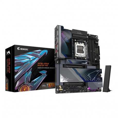 Gigabyte Mainboard||AMD X870E|Socket AM5|ATX|RAM DDR5-SDRAM|4xSlots|Wi-Fi Yes|Bluetooth Yes|5xNumber