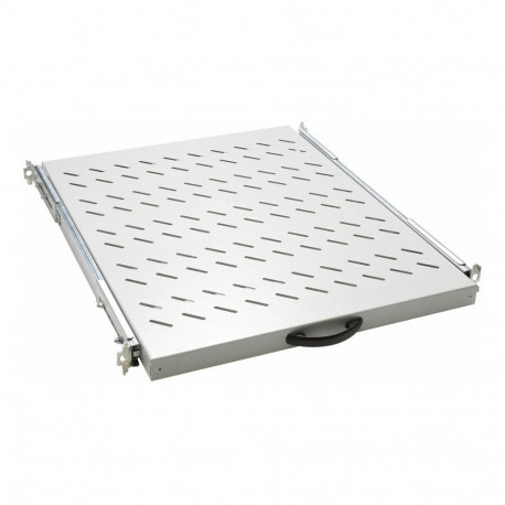 19" väljatõmmatav riiul serverikappidele 80cm 1U, hall