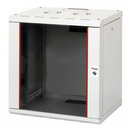 PM võrgukapp 19" klaasuksega 600x450mm 12HE, hall