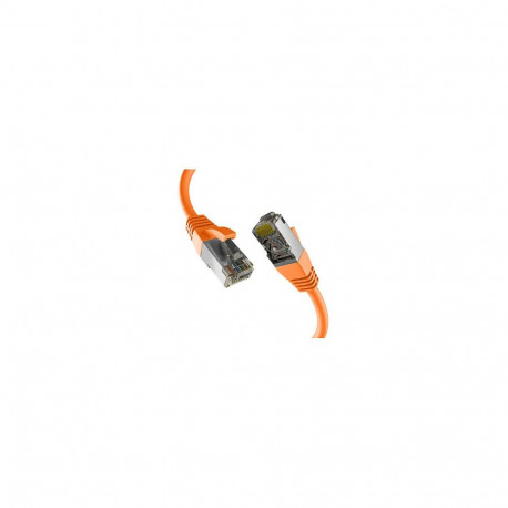 "RJ45 Patchkabel S/FTP PIMF Cat8.1 10.00m oragne"