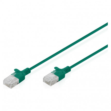 "CAT 6 U-UTP Slim Patchkabel, 1 m, Grün"