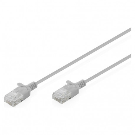 "CAT 6 U-UTP Slim Patchkabel, 0,5 m, Grau"