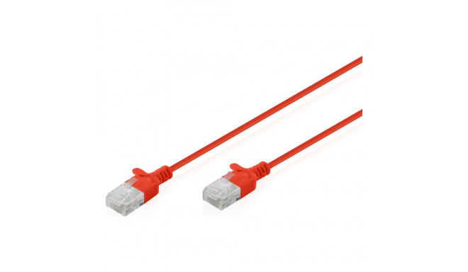 "CAT 6 U-UTP Slim Patchkabel, 0,3 m, Rot"