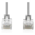 "CAT 6 U-UTP Slim Patchkabel, 0,5 m, Grau"