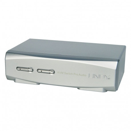 Kvm-lüliti Pro 2 porti DisplayPort 1.2 USB 2.0 ja heli