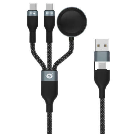Conceptronic kaabel USB-C/-A2.0->USB-C/AWC/PD 480Mbs 1.50m, must