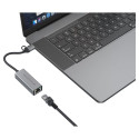 Conceptronic adapter USB-C/-A3.0->GbE 5Gbs 0.18m, hall