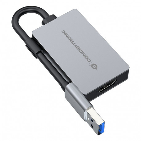 "CONCEPTRONIC Adapter USB-A3.2->HDMI1.4 1080/60Hz 0.16m gr"