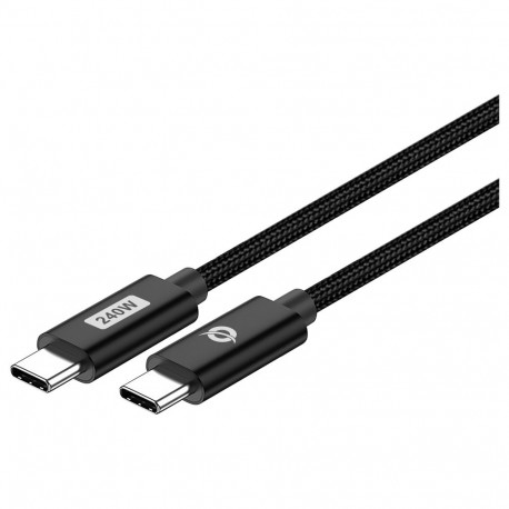 "CONCEPTRONIC Kabel USB-C3.1->C 240W/QC 480Mbs 1.20m sw"