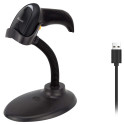 "Equip 1D-Barcodescanner Laser USB+Halter schwarz"