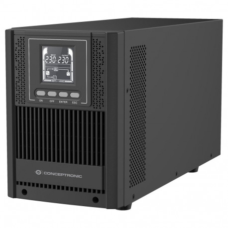 "CONCEPTRONIC USV 2000VA/1800W/4xSchuko/USB/+ Online Tower sw"