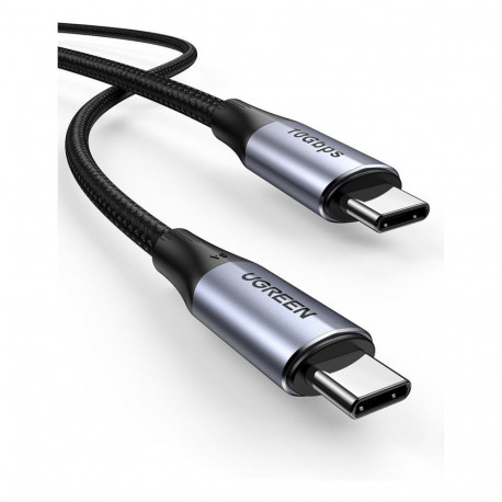 UGREEN USB-C - USB-C kaabel Gen2 140W 1m, must