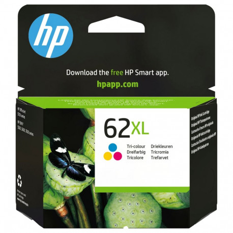 HP tindikassett 62XL 11.5ml suure mahuga, värviline (tsüaan, magenta, kollane)