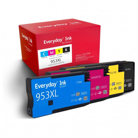 "Xerox Everyday Alternativ Tinte Multipack für HP953XL (BK,C;M,Y)"