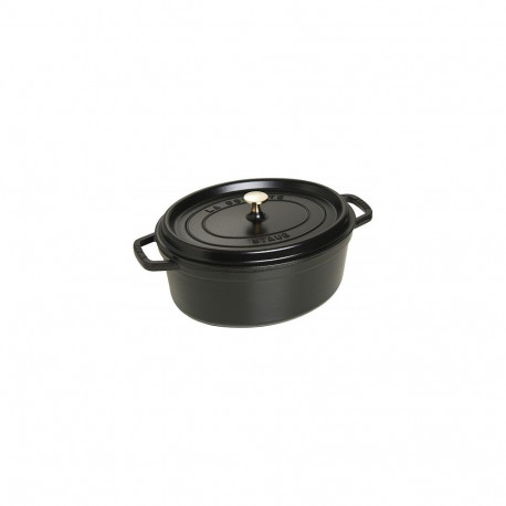 Staub malmist hautamisnõu La Cocotte 31cm ovaalne, must