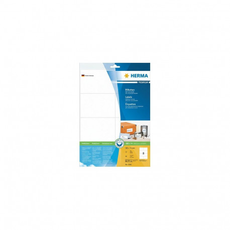 "HERMA Etiketten Premium A4 weiß 105x74 mm Papier 80 St."